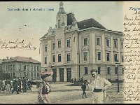 Razglednica Zagreb 1904. godine. Trgovački dom i Obrtnički muzej